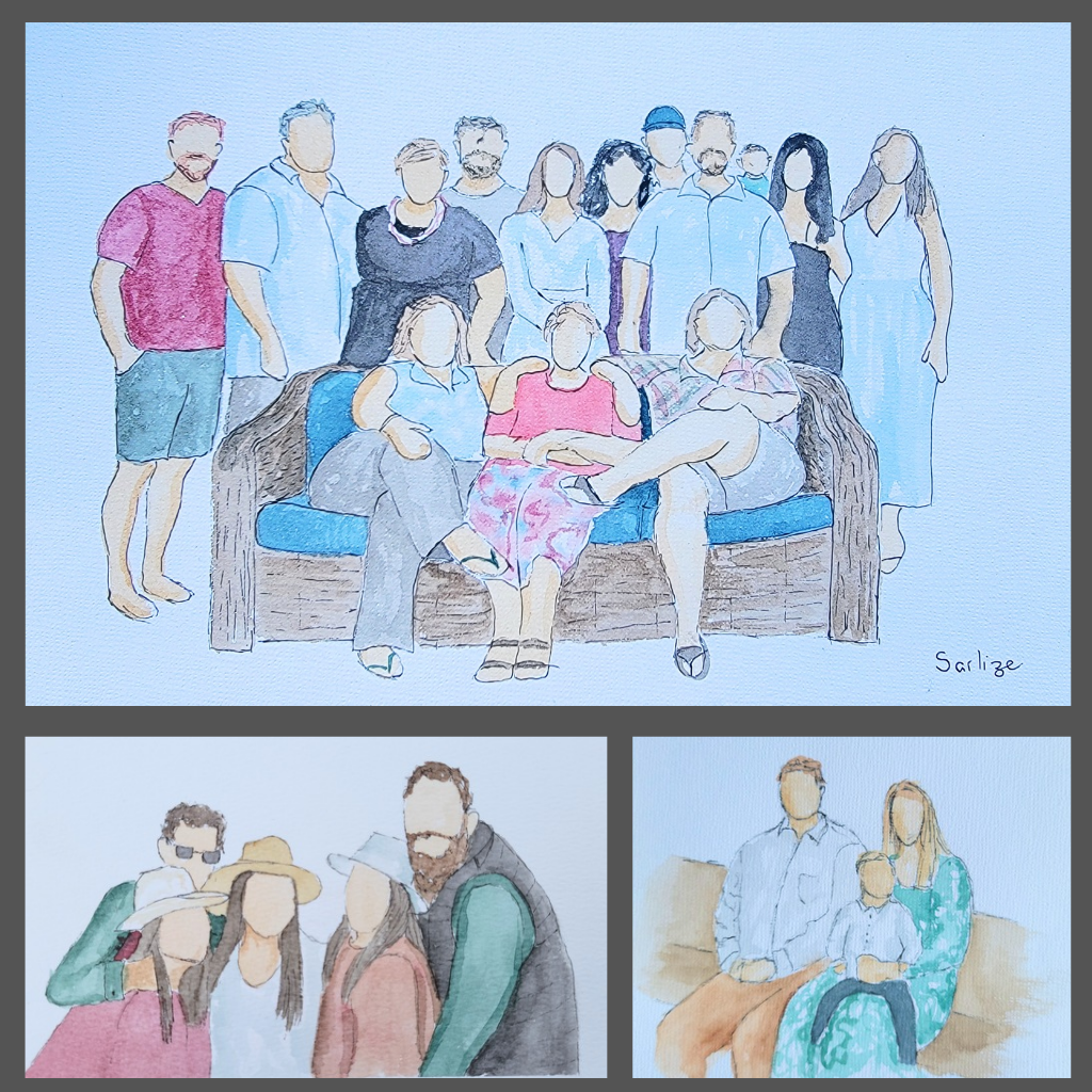 Watercolour Portraits