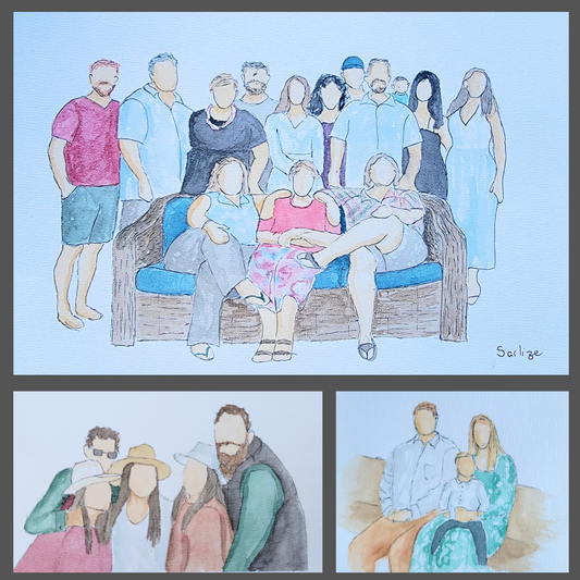 Watercolour Portraits
